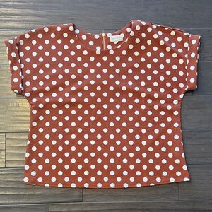 Melloday Polka Dot Blouse